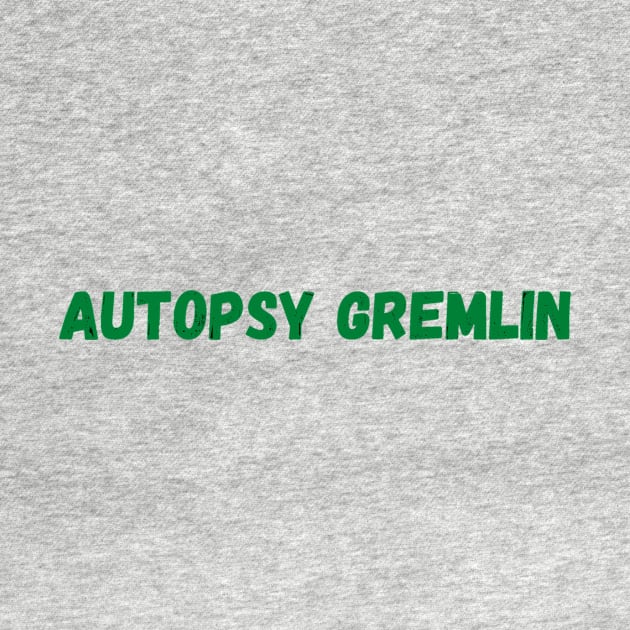 Autopsy Gremlin - NCIS sticker by LukjanovArt